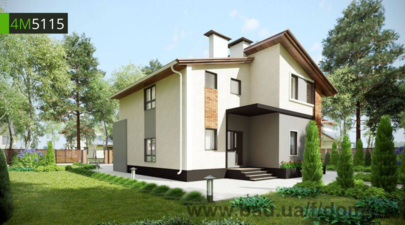 ПРОЕКТ СОВРЕМЕННОГО ДОМА НА ДВА ЭТАЖА В КЛАССИЧЕСКОМ СТИЛЕ 4M5115 — Dom4m ПРОЕКТ СОВРЕМЕННОГО ДОМА НА ДВА ЭТАЖА В КЛАССИЧЕСКОМ СТИЛЕ 4M5115 — Dom4m